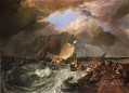 Calais Pier avec Poissards romantique Turner